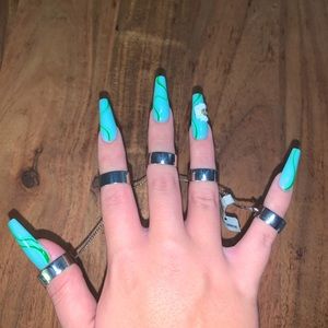 NEW W TAGS Eddie Borgo 5 finger ring